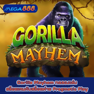 Gorilla Mayhem ทดลองเล่นสล็อตเกมกับสล็อตค่าย Pragmatic Play